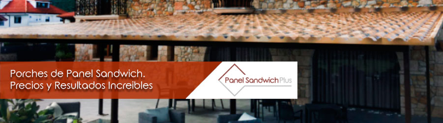 porches de panel sandwich precios